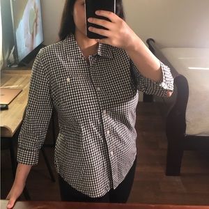 Black & White Stripped Button Down